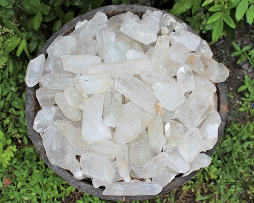 Natural quartz crystal - natural,