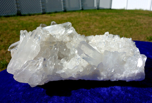 Brilliant clear quartz crystal - clear,
